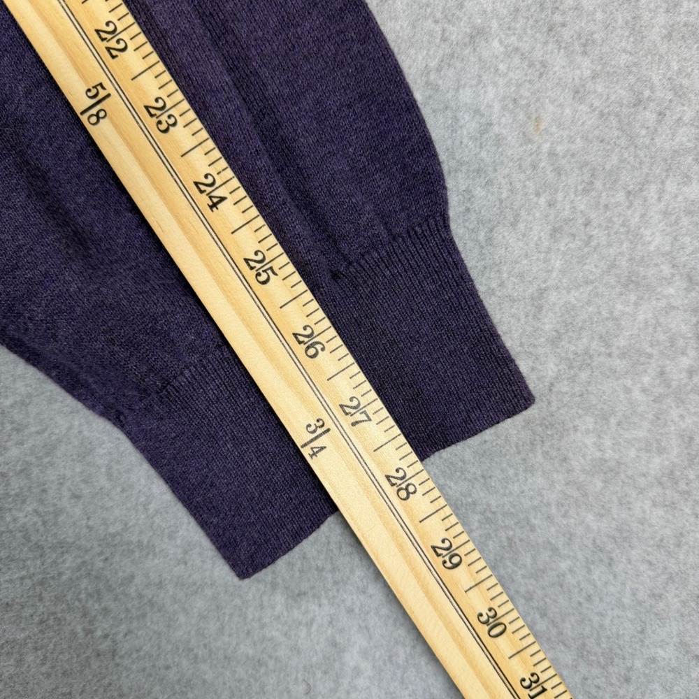 NWT IZOD V-Neck Sweater Mens 3XL Purple Premium Essentials 100% Cotton Knit - Picture 11 of 11